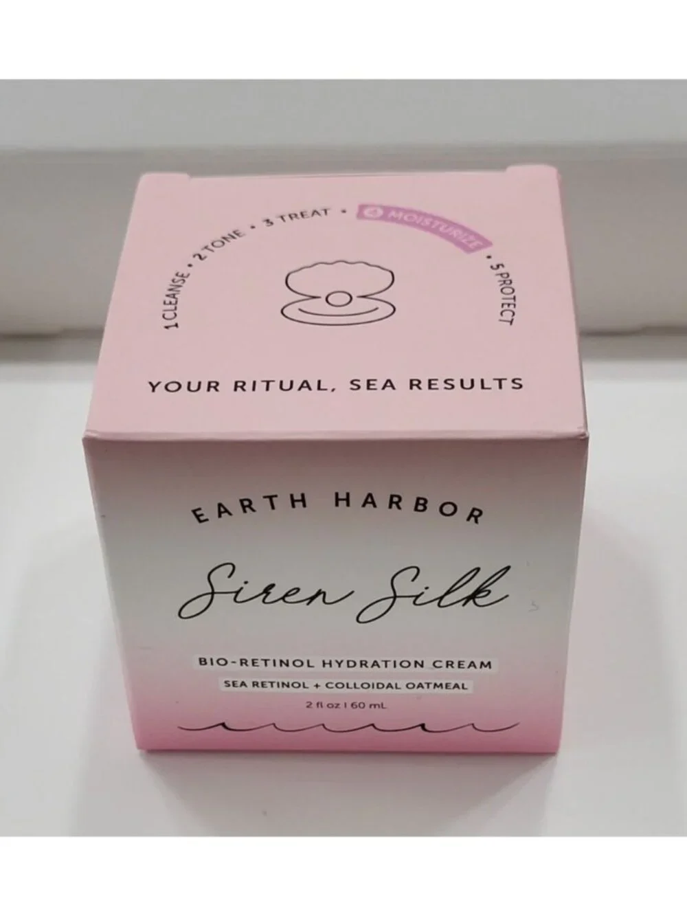 Earth Harbor Siren Silk Bio-Retinol Hydration Cream 2 Fl Oz Full Size New
